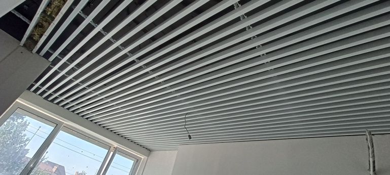 Потолок рейка 35х55 мм, шаг 104, Киевская обл., с. Крюковщина, улица Счастья 1